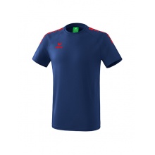 Erima Leisure Training T-shirt Essential 5C (Mixed Fabric) Navy Blue/Red Men